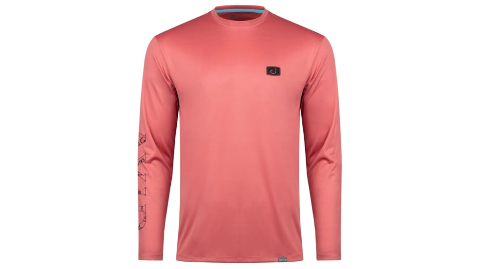 AVID Sportswear Blackbeard Icon Avidry Long Sleeve Shirt - Mens, Brick, 2XL, MK32424BRK2X