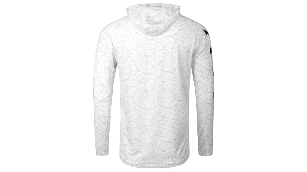 AVID Sportswear Trophy Fish Avidry Airmesh Hoodie - Mens, White, Extra Large, MK32422WHTXL