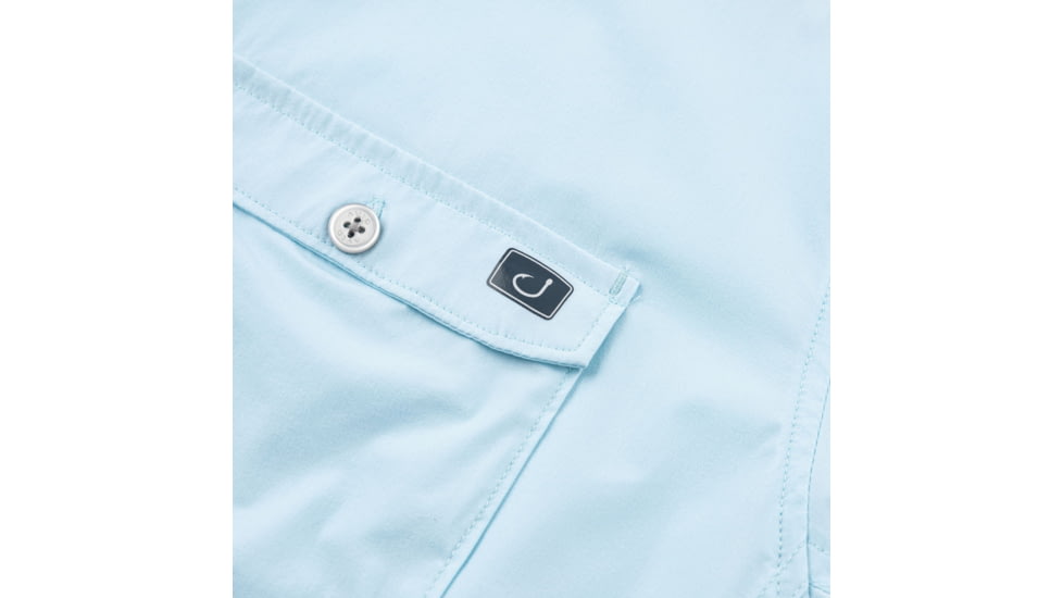 AVID Sportswear Largo Ultralite Performance Long Sleeve Shirt - Mens, Ice Blue, Small/Medium, MV12425IBLSM