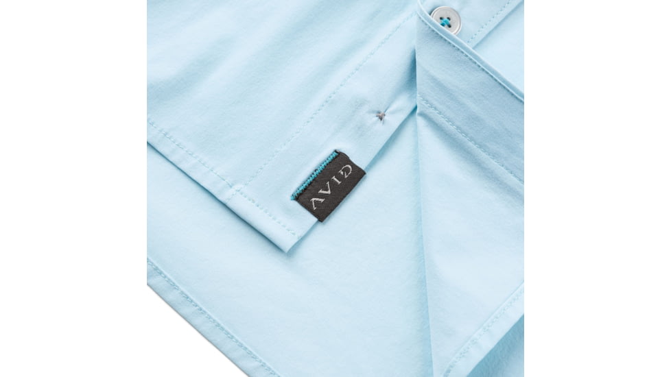 AVID Sportswear Largo Ultralite Performance Long Sleeve Shirt - Mens, Ice Blue, Small/Medium, MV12425IBLSM