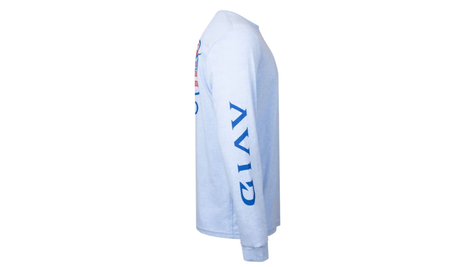 AVID Sportswear Marlin Pride Long Sleeve T-Shirt - Mens, Heather Sky, Large, MT32422HSKLG