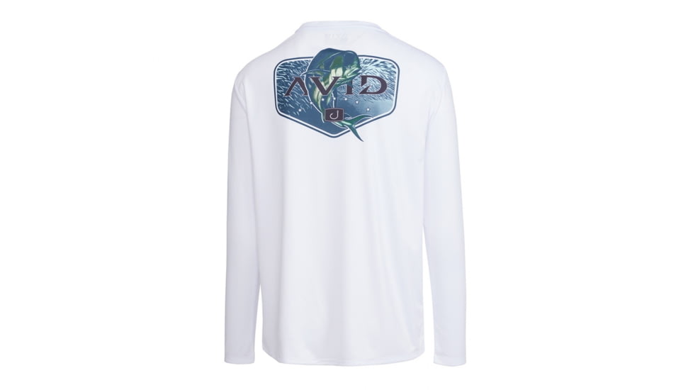 AVID Sportswear Payout Avidry Long Sleeve Shirt - Mens, White, Extra Large, MK12427WHTXL