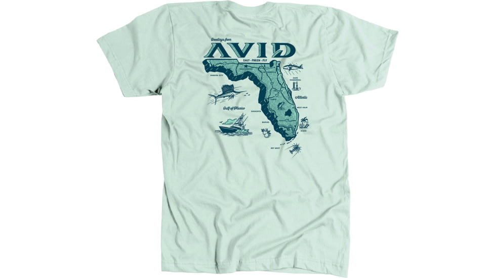 AVID Sportswear Peninsula T-Shirt - Mens, Seafoam, Medium, MT32301SFMMD