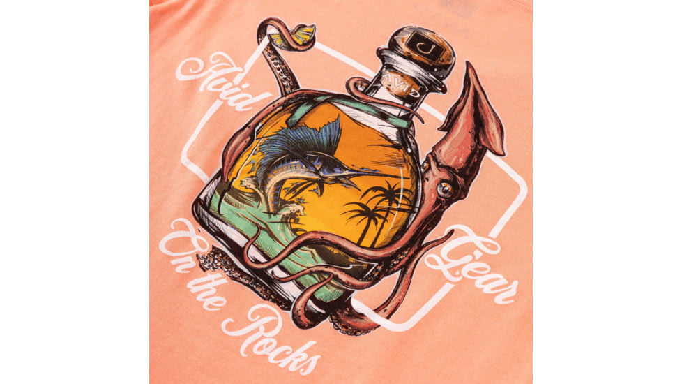 AVID Sportswear Squid Row T-Shirt - Womens, Light Orange, Large, WT12400LORLG