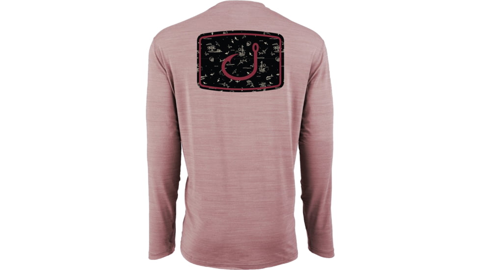 AVID Sportswear Tradewinds Iconic Pacifico Long Sleeve Shirt - Mens, Hibiscus, Small/Medium, MK32342HIBSM