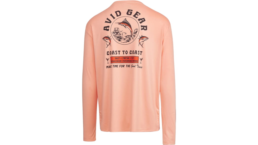 AVID Sportswear Trollers Avidry Long Sleeve Shirt - Mens, Glacier, Extra Large, MK12425GLGXL