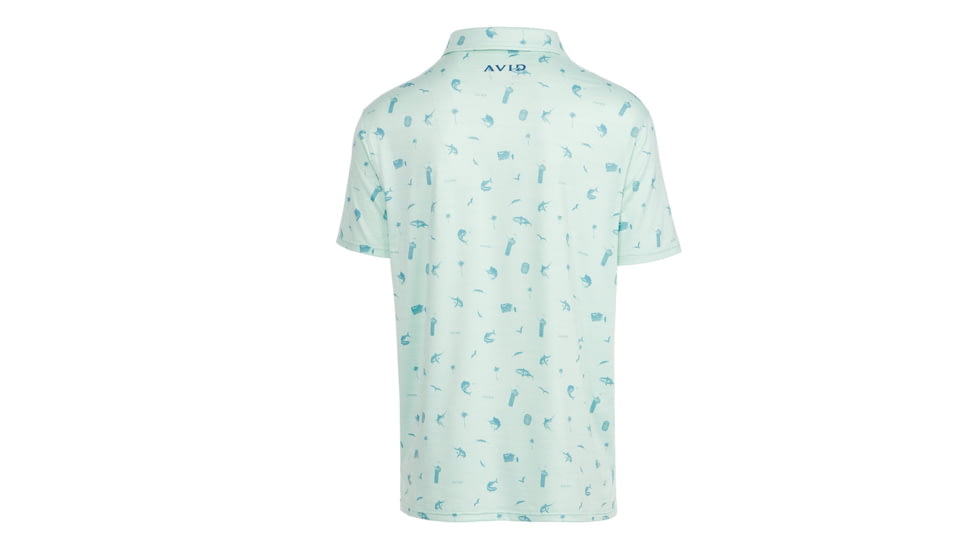 AVID Sportswear West Winds Pacifico Performance Polo - Mens, Seafoam, Small/Medium, MK12411SFMSM