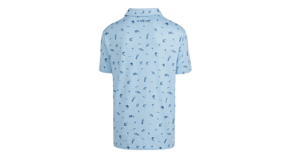 AVID Sportswear West Winds Pacifico Performance Polo - Mens, Sky, Extra Large, MK12411SKYXL