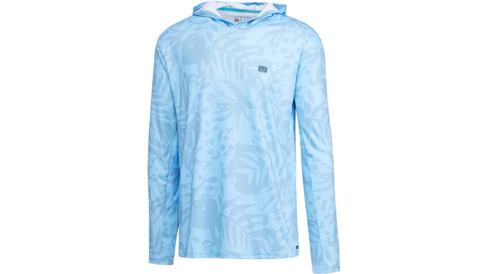 AVID Sportswear Wish Bone Kinetic Avidry Hoodie - Mens, Sky, Large, MK12403SKYLG