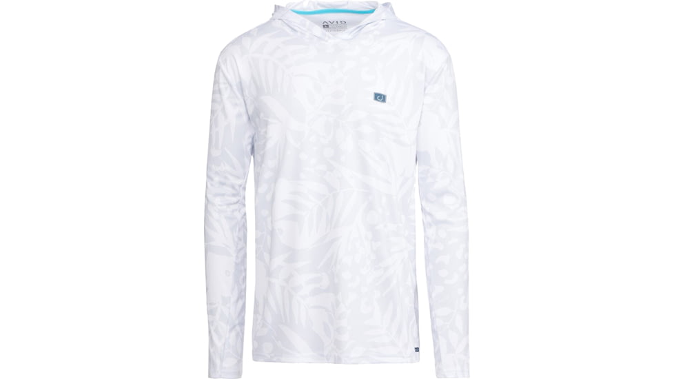 AVID Sportswear Wish Bone Kinetic Avidry Hoodie - Mens, White, Medium, MK12403WHTMD