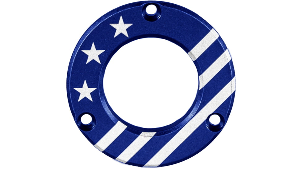 Axcel Driver Hubcap Blue w/Engraving Made In USA/Patriotic Theme, 1502885