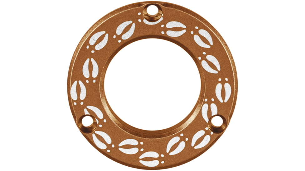 Axcel Driver Hubcap Coyote Tan w/Engraving Deer Tracks Pattern, 1502888
