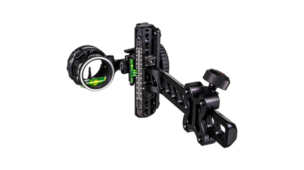 Axcel Driver Plus Slider Sight w/AVX-31 Scope Stealth BH .019 Green Fiber Single Pin, Right Hand, 1502895