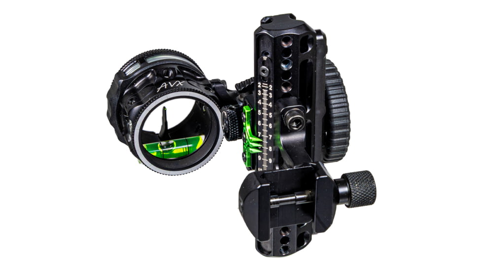 Axcel Driver Plus Slider Sight w/AVX-31 Scope Stealth BH Picatinny .010 Green 1 Pin, Right Hand, 1502917