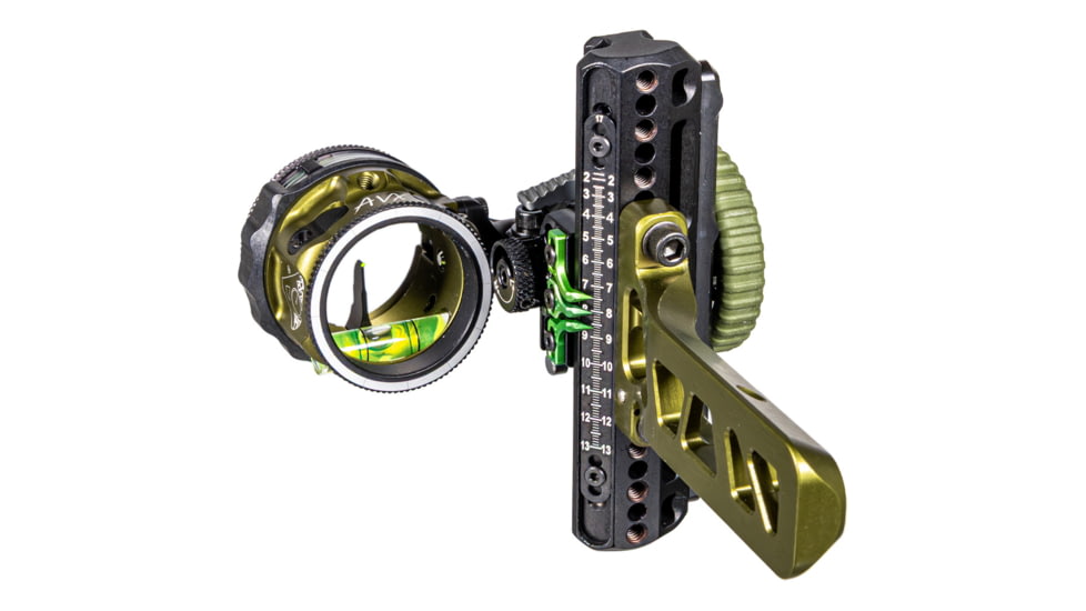 Axcel Driver Plus Slider Sight w/AVX-31 Scope Tactical BH Bridge-Lock .019 Green Fiber 1 Pin, Right Hand, 1502910