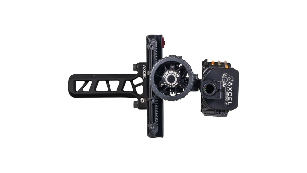 Axcel Driver Slider Bow Sight CK w/Accustat II Scope, .019 Micro 5 Pin Bridglock, Midnight Cerakote, 1503644