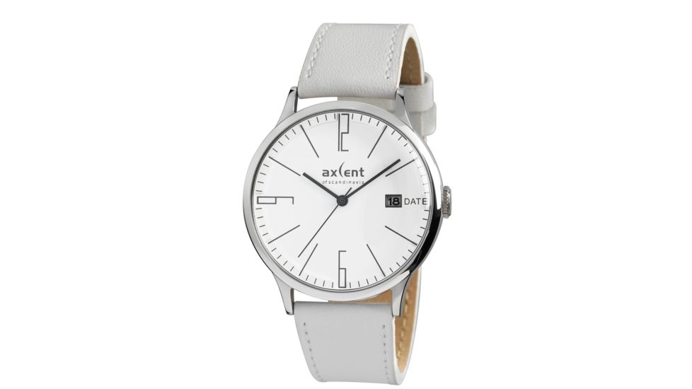 Axcent Episode Watch, White Strap, White Face, Black Hands X11023-131