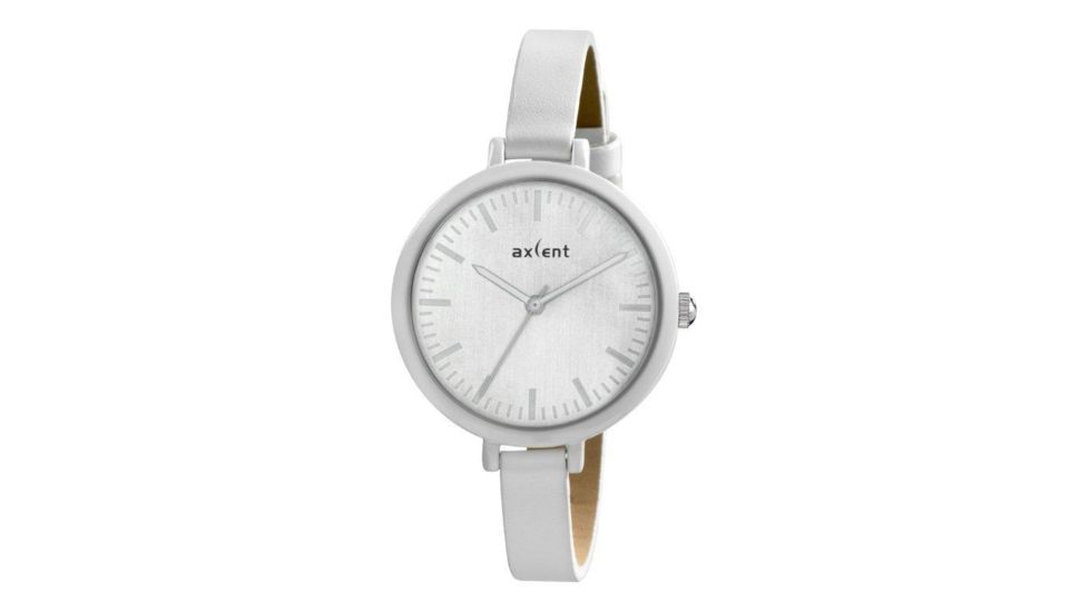 Axcent Cute Watch, White Strap, White Face, White Hands X17894-631
