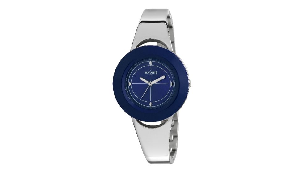 Axcent Select Watch, Silver Bracelet, Blue Face, Silver Hands X18124-332