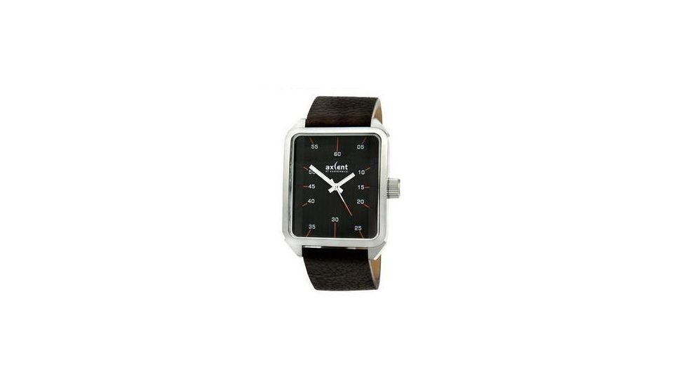 Axcent Graphic Watch, Black Strap, Black Face, White Hands X42711-237