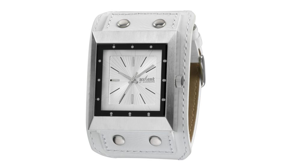 Axcent Explore Watch, White Strap, White Face, Silver Hands X53403-631