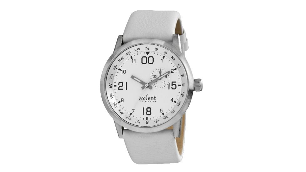 Axcent M10 Watch, White Strap, White Face, Silver Hands X55713-161