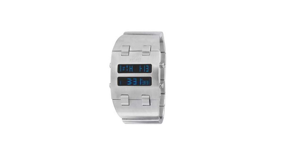 Axcent 2010 Men's Watch, Silver Bracelet, Indiglow Face, Indiglow Digits X60403-202