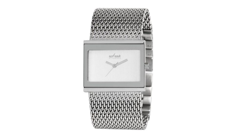 Axcent Precision Watch, Silver Mesh Strap, Silver Face, Silver Hands X61944-632