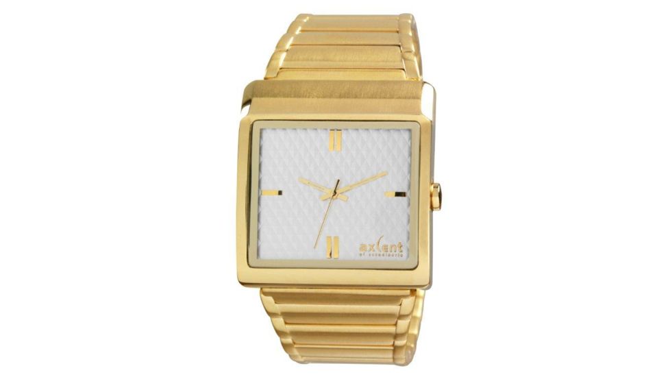 Axcent Harriet Watch, Gold Bracelet, Silver Face, Gold Hands X62858-132