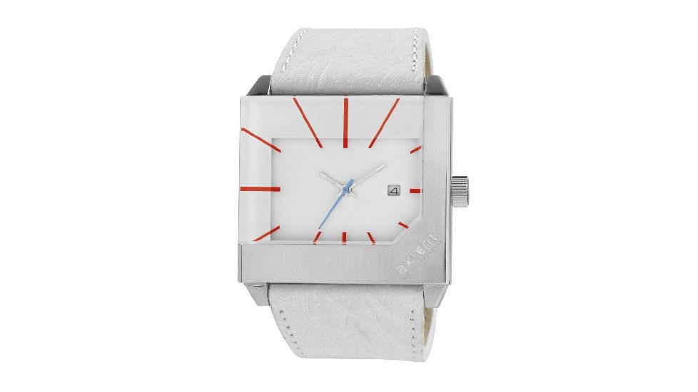 Axcent The Edge Watch, White Strap, White Face, Silver Hands X63402-131