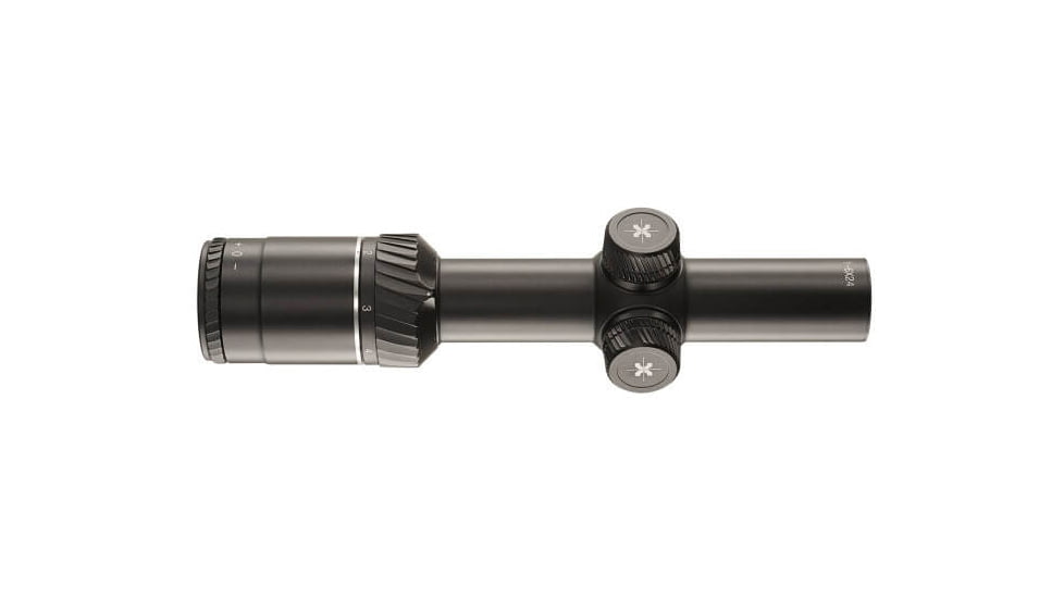 Axeon 1-6x24mm Long Distance Rifle Scope, 30mm, Mil-Dot Reticle, Black Matte Anodized, 2218703