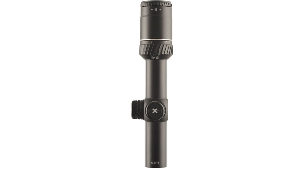 Axeon 1-6x24mm Long Distance Rifle Scope, 30mm, Mil-Dot Reticle, Black Matte Anodized, 2218703