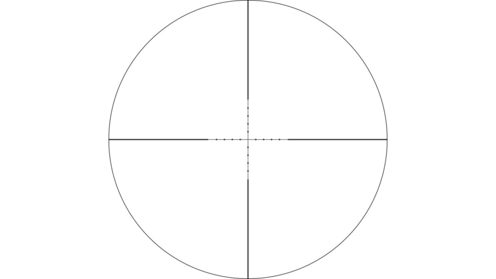 Axeon 1-6x24mm Long Distance Rifle Scope, 30mm, Mil-Dot Reticle, Black Matte Anodized, 2218703