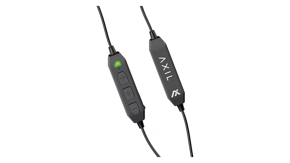 AXIL GSX 3.0, Bluetooth Earbuds, IP65 Water and Sweat Resistant, Black, Includes USB-C Charging Cable, GS-X 3.0 B