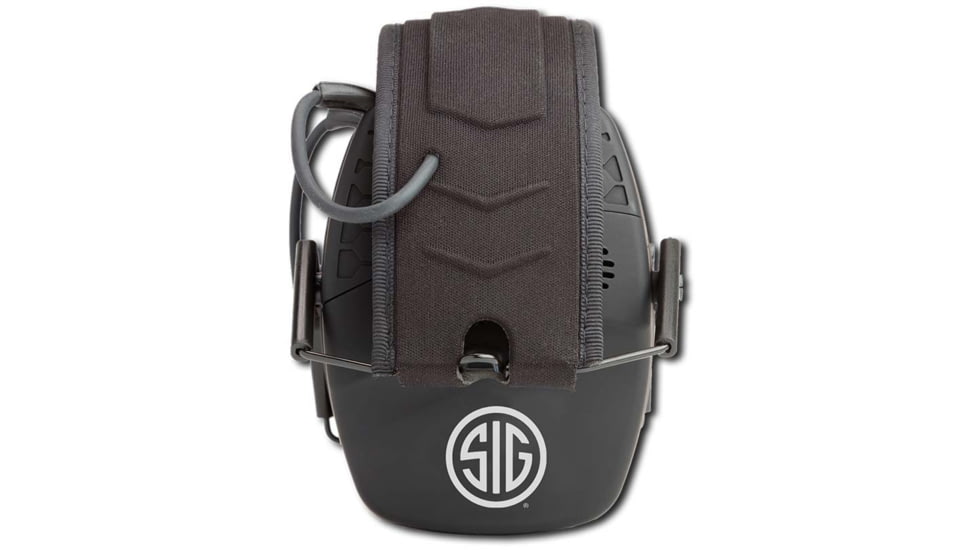 AXIL TRACKR Blu Bluetooth Earmuffs, Black, Medium, TRACKRBT-BS