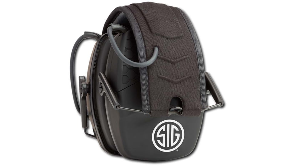 AXIL TRACKR Blu Bluetooth Earmuffs, Black, Medium, TRACKRBT-BS