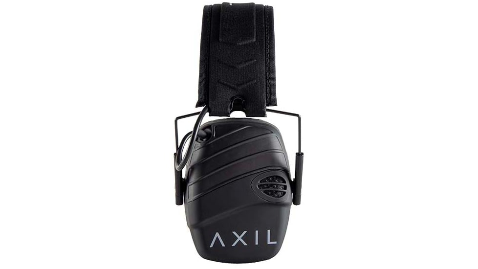 AXIL Trackr Electronic Earmuffs, Black, Trackr