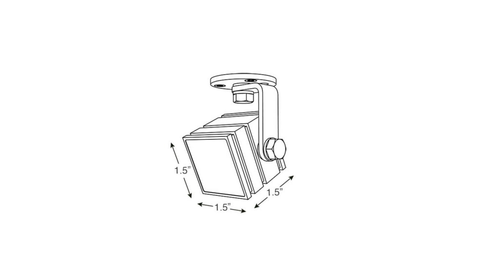 Axton Nano AT-3S-B NCNR Indoor Cube IR Illuminator, 150 degrees, AT-3S-B.3SB18150