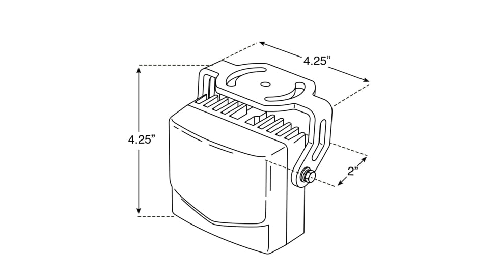 Axton Helios AT-11Y-S 9-28VDC IR Illuminator, 150 degrees, AT-11Y-S.11YS18150