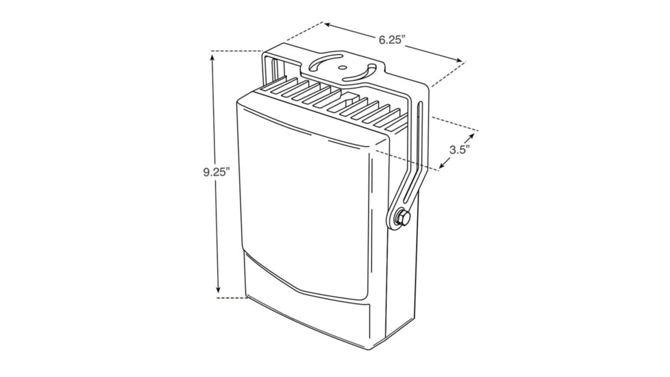 Axton Megapixel AT-56E-S PoE IR Illuminator, 60 x 30 degrees, AT-56E-S.56ES386030