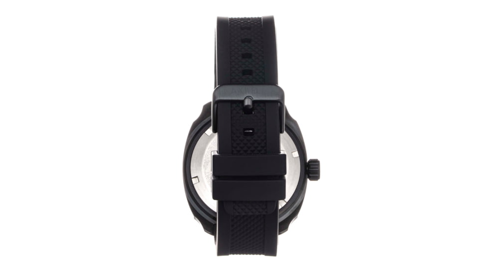 Axwell Strap Watch w/Date, Black, AXWAW111-6, Black, One Size, AXWAW111-6