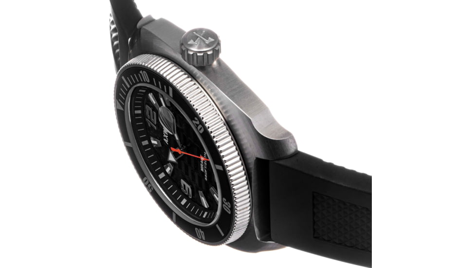 Axwell Strap Watch w/Date, Black/Silver, AXWAW111-1, Black/Silver, One Size, AXWAW111-1
