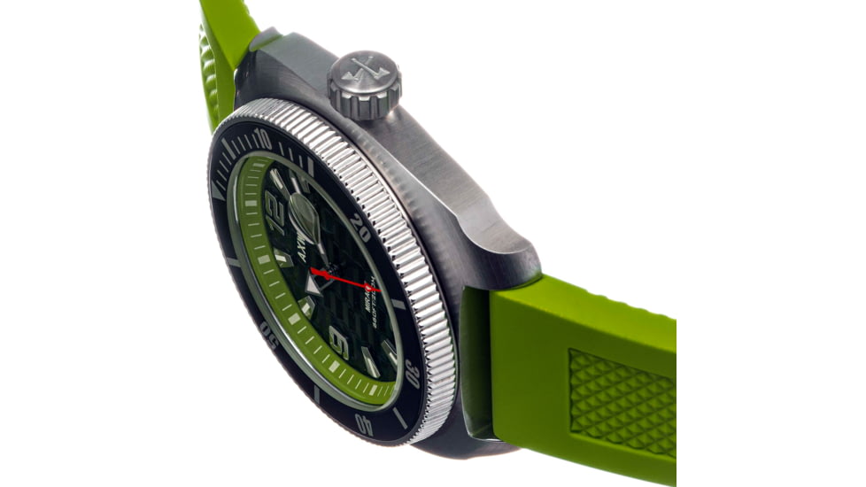 Axwell Strap Watch w/Date, Green, AXWAW111-3, Green, One Size, AXWAW111-3