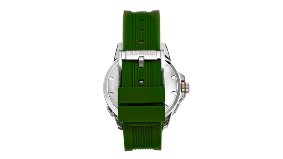 Axwell Strap Watch w/Date, Green, One Size, AXWAW100-3