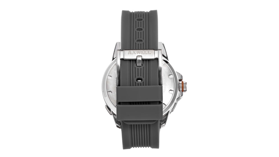 Axwell Strap Watch w/Date, Grey, One Size, AXWAW100-5