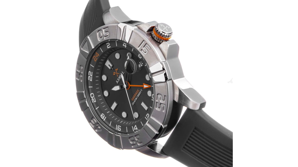 Axwell Strap Watch w/Date, Grey, One Size, AXWAW100-5