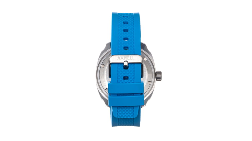 Axwell Strap Watch w/Date, Light Blue, AXWAW111-4, Light Blue, One Size, AXWAW111-4