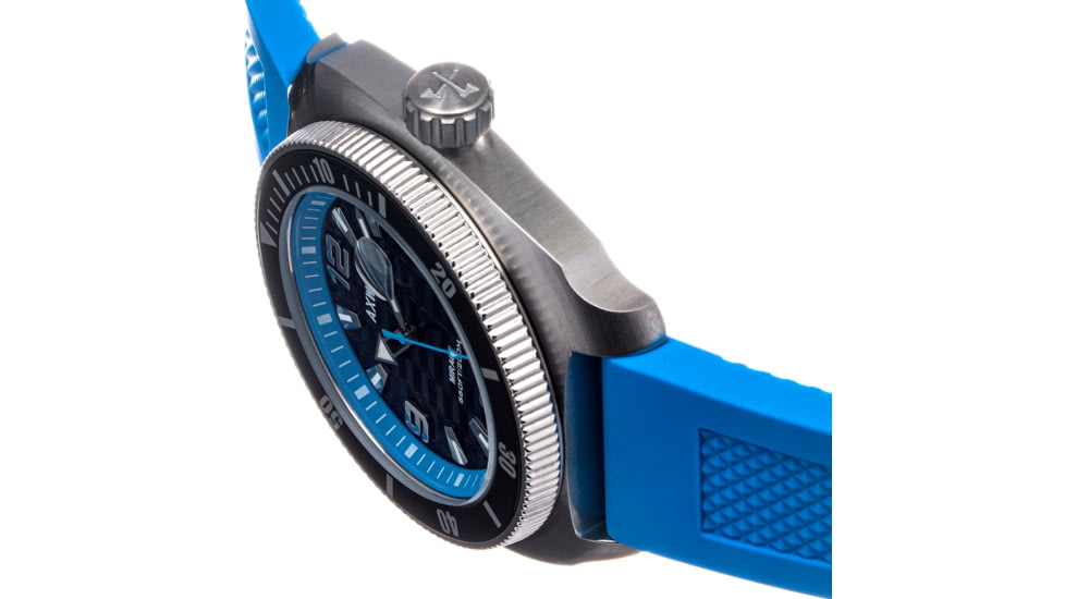 Axwell Strap Watch w/Date, Light Blue, AXWAW111-4, Light Blue, One Size, AXWAW111-4