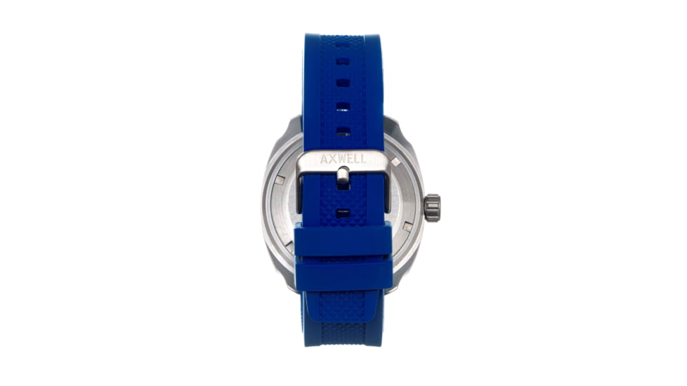 Axwell Strap Watch w/Date, Navy, AXWAW111-5, Navy, One Size, AXWAW111-5