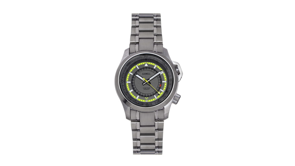Axwell Vertigo Bracelet Watch w/Date, Grey, AXWAW101-5, Grey, One Size, AXWAW101-5